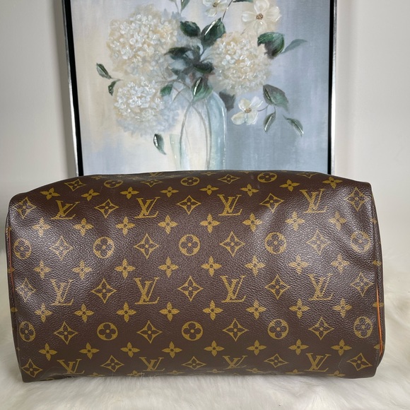 Authentic Louis Vuitton LV Hand Bag  Speedy 35 Browns Monogram 2603357 - Picture 10 of 16